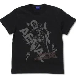 Mobile Suit Gundam The Witch From Mercury: Gundam Aerial T-shirt BLACK L