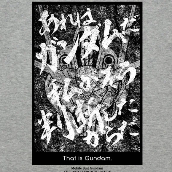 Mobile Suit Gundam The Witch From Mercury: That's a Gundam T-shirt MIX GRAY XL