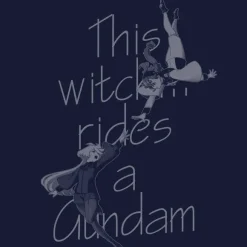 Mobile Suit Gundam The Witch From Mercury: Suletta & Miorine T-shirt NAVY XL