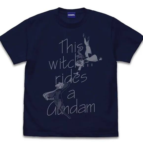 Mobile Suit Gundam The Witch From Mercury: Suletta & Miorine T-shirt NAVY S