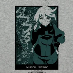 Mobile Suit Gundam The Witch From Mercury: Miorine You Hypocritical Loser of a Father T-shirt MIX GRAY XL