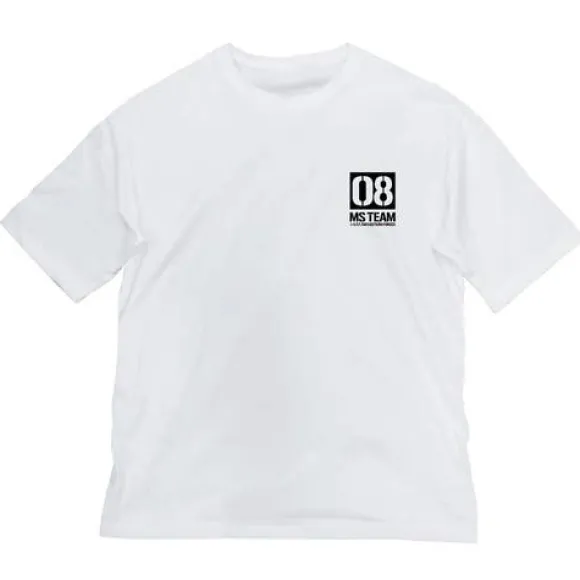Mobile Suit Gundam 08th MS Platoon: 08th MS Platoon Big Silhouette T-Shirt / White-XL