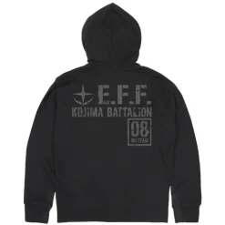 Mobile Suit Gundam 08th MS Platoon: Zip Hoodie / Black-M