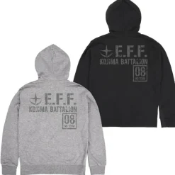 Mobile Suit Gundam 08th MS Platoon: Zip Hoodie / Black-XXL