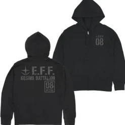 Mobile Suit Gundam 08th MS Platoon: Zip Hoodie / Black-XL