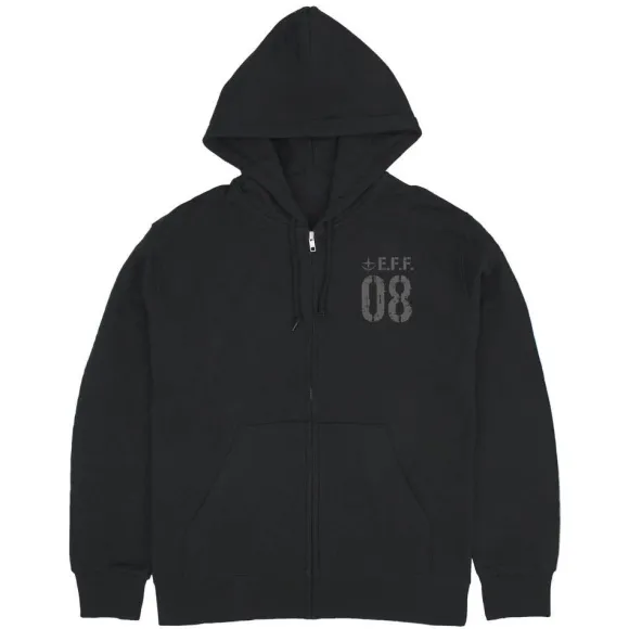 Mobile Suit Gundam 08th MS Platoon: Zip Hoodie / Black-L