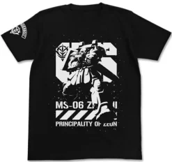 Mobile Suit Gundam Thunderbolt Thunderbolt Version Zaku T-shirt Black M