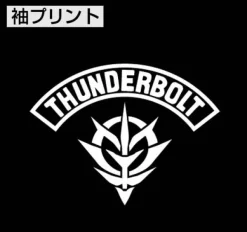 Mobile Suit Gundam Thunderbolt Thunderbolt Version Zaku T-shirt Black L