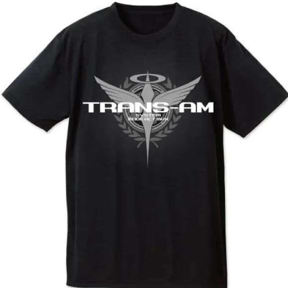 Mobile Suit Gundam 00: Trans-Am Dry T-shirt Black - M