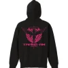 Mobile Suit Gundam 00 Trans Am Parka Black x Tropical Pink S