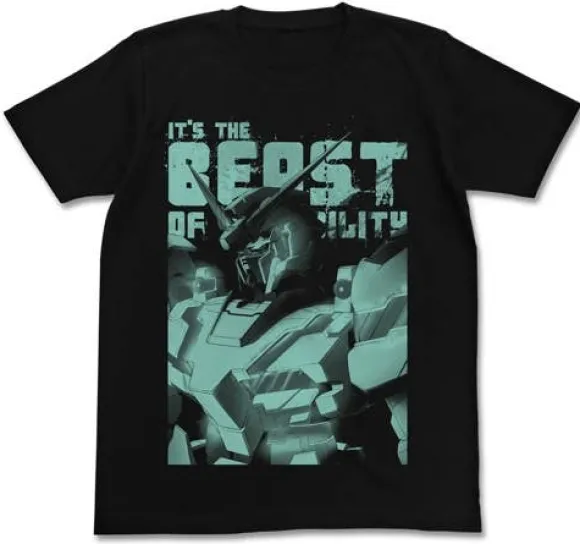 Mobile Suit Gundam UC It's The Beast of Possibility T-shirt Black-S