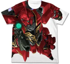 Mobile Suit Gundam Uc (Unicorn): Sinanju Full Graphic T-Shirt / White-Xl