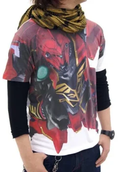 Mobile Suit Gundam Uc (Unicorn): Sinanju Full Graphic T-Shirt / White-M