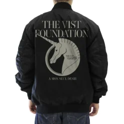 Mobile Suit Gundam Unicorn: Vist Foundation MA-1 Jacket Black M