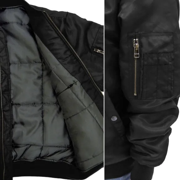 Mobile Suit Gundam Unicorn: Vist Foundation MA-1 Jacket Black M