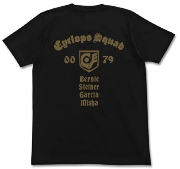 Mobile Suit Gundam 0080 War In The Pocket: Cyclops Squad T-Shirt / Black-M