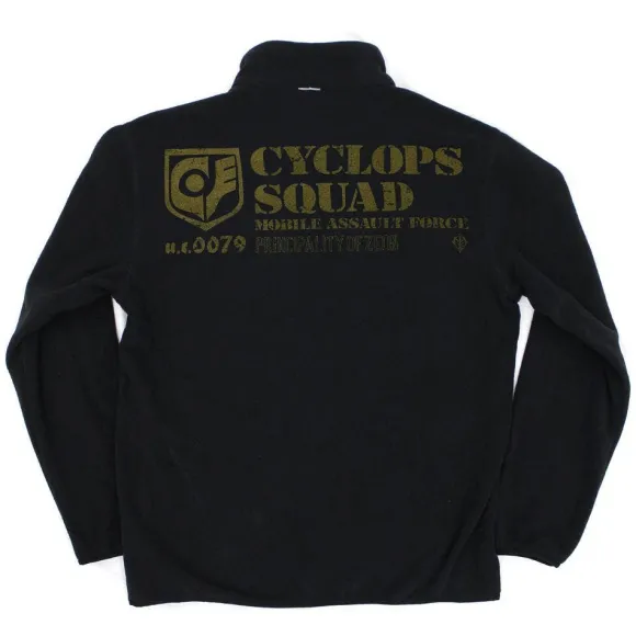 Mobile Suit Gundam 0080: War in the Pocket: Cyclops Corps Fleece Jacket Black XL