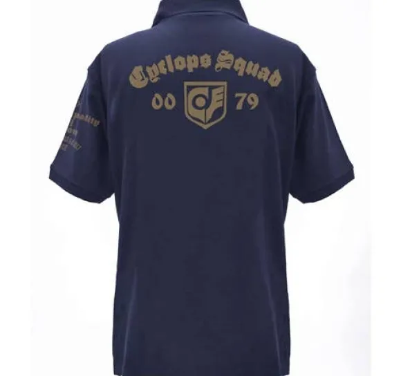 Mobile Suit Gundam 0080: War in the Pocket: Cyclops Team Polo Shirt : Navy-M