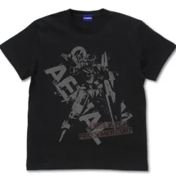 Mobile Suit Gundam: Witch Of Mercury: Gundam Aerial T-Shirt / Black-Xl