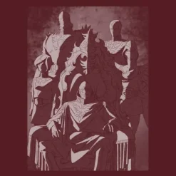 Mobile Suit Gundam: Zabi Family T-Shirt Burgundy M