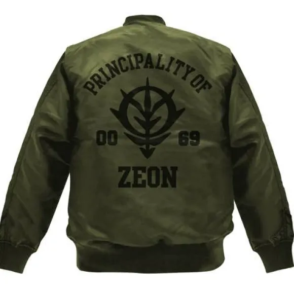 Mobile Suit Gundam: Zeon Army MA-1 Jacket: Moss - M