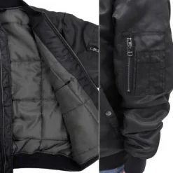 Mobile Suit Gundam: Zeon Army MA-1 Jacket: Black - XL