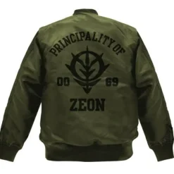 Mobile Suit Gundam: Zeon Army MA-1 Jacket: Moss - S