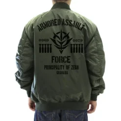 Mobile Suit Gundam: Zeon Assault Mobile Army MA-1 Jacket Moss M