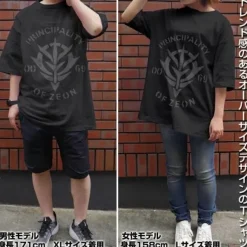 Mobile Suit Gundam: Zeon Big Silhouette T-Shirt Black XL