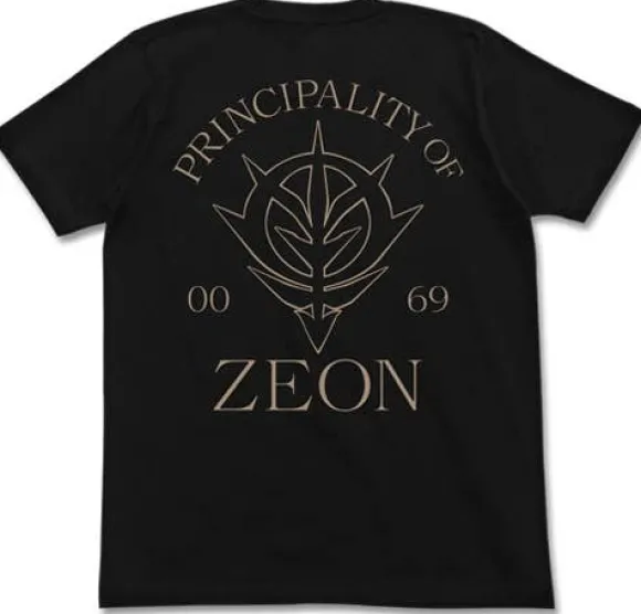 Mobile Suit Gundam: Zeon Dry T-Shirt: Black-XL