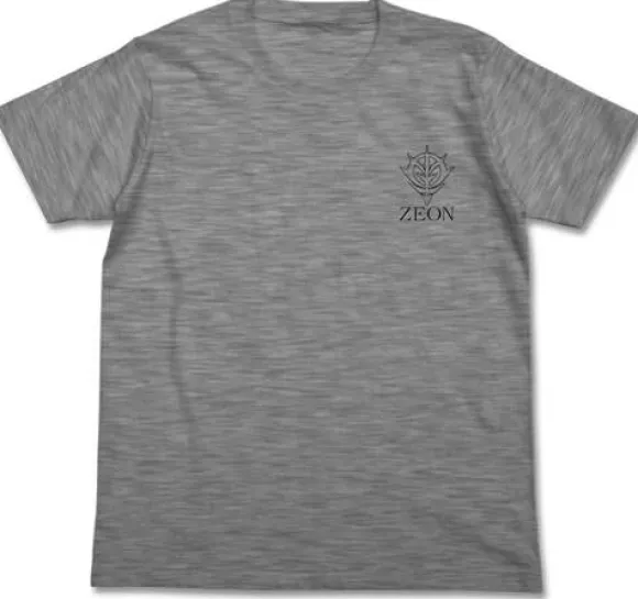 Mobile Suit Gundam: Zeon Dry T-Shirt: Heather Gray-XL
