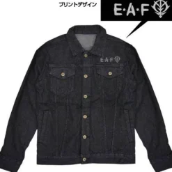 Mobile Suit Gundam: Zeon Earth Attack Force Jean Jacket: Black - L