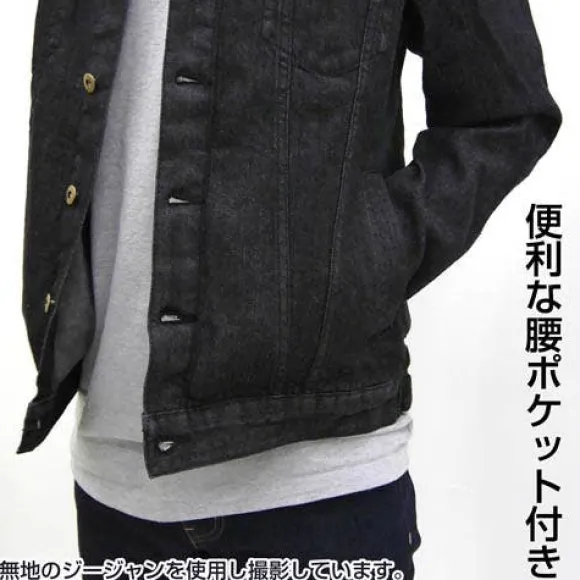 Mobile Suit Gundam: Zeon Earth Attack Force Jean Jacket: Black - M