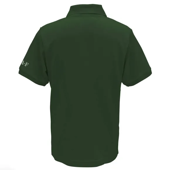 Mobile Suit Gundam: Zeon Earth Forces Embroidered Polo Shirt / British Green-M
