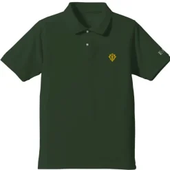 Mobile Suit Gundam: Zeon Earth Forces Embroidered Polo Shirt / British Green-M