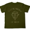 Mobile Suit Gundam: Zeon Faded Print T-Shirt / Moss-Xl