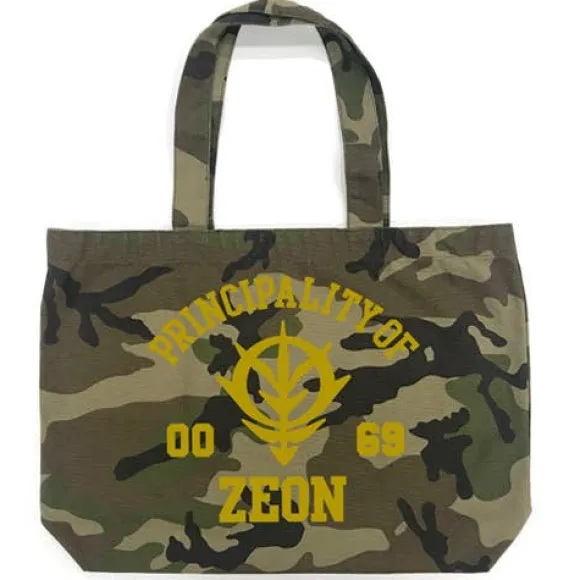 Mobile Suit Gundam: Zeon Force Camouflage Heavy Canvas Tote Bag / Camouflage