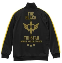 Mobile Suit Gundam: Zeon Mobility Assault Force The Black Tri-Star Jersey: Black x Yellow - L