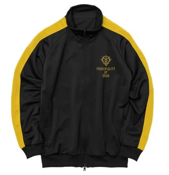 Mobile Suit Gundam: Zeon Mobility Assault Force The Black Tri-Star Jersey: Black x Yellow - XL