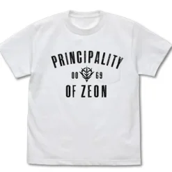 Mobile Suit Gundam: Zeon Pocket T-shirt: White - S