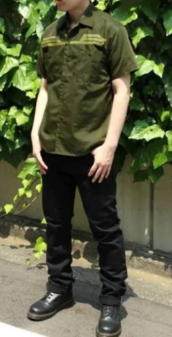 Mobile Suit Gundam: Zeon Soldier Design Work Shirt / L