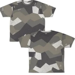 Mobile Suit Gundam: Zeon Splinter Camouflage Double-sided Full Graphic T-shirt: S