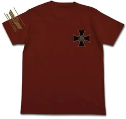 Mobile Suit Gundam: Zeon Victoria Cross T-shirt / Burgundy - XL