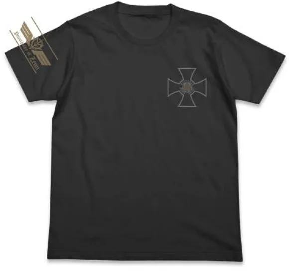 Mobile Suit Gundam: Zeon Victoria Cross T-shirt / Sumi - S