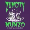 Mobile Suit Gundam: Zum City Royal Government Building T-Shirt Purple XL