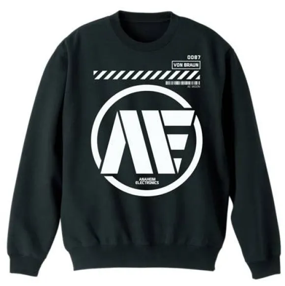 Mobile Suit Zeta Gundam: Anaheim Electronics Sweatshirt: Black - M