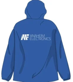 Mobile Suit Zeta Gundam: Anaheim Hooded Windbreaker: Blue-S