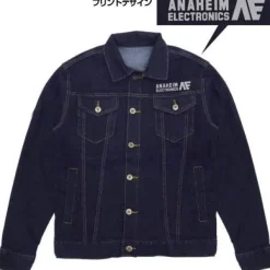 Mobile Suit Zeta Gundam: Anaheim Electronics Jean Jacket: Indigo - L