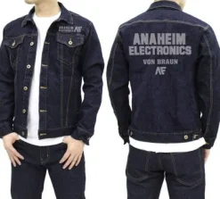 Mobile Suit Zeta Gundam: Anaheim Electronics Jean Jacket: Indigo - XL