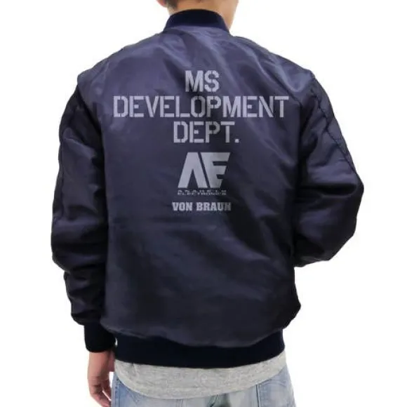 Mobile Suit Zeta Gundam: Anaheim Electronics MA-1 Jacket: Navy - XL